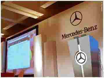 ESCENOGRAFIA MERCEDES BENZ